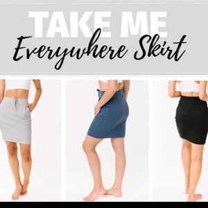 Zyia Take me everywhere skirt, black, medium